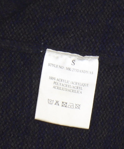 Womens UK Size S Brave Soul Black Cardigan Jumper