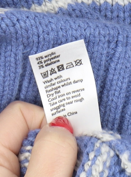 Womens UK Size 6 AND/OR Blue Pullover Jumper