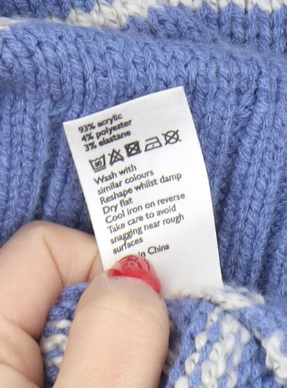 Womens UK Size 6 AND/OR Blue Pullover Jumper