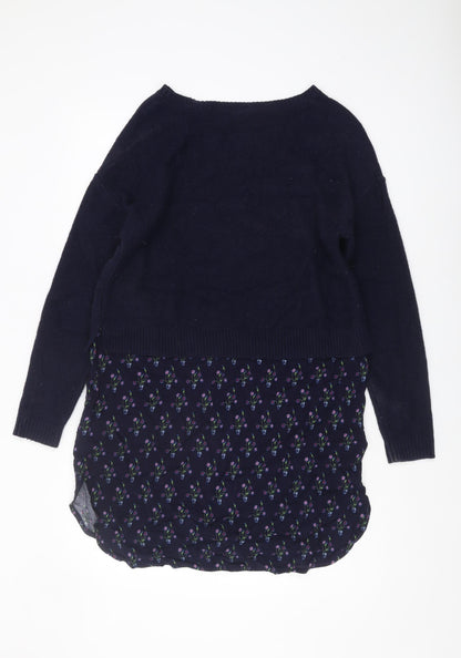 Womens UK Size 12 White Stuff Blue Pullover Jumper