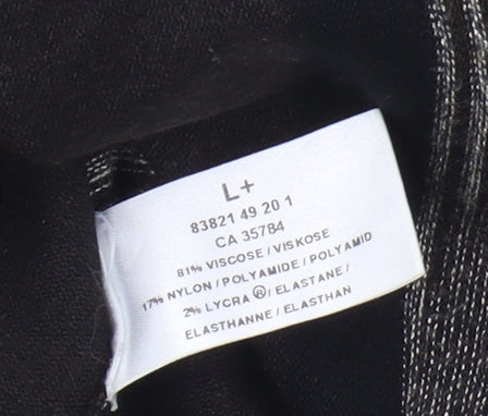 Womens UK Size L Plus Planet Black  Jumper