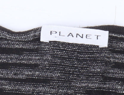 Womens UK Size L Plus Planet Black  Jumper