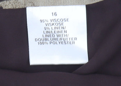 Womens UK Size 16 Unknown Straight & Pencil  Skirt