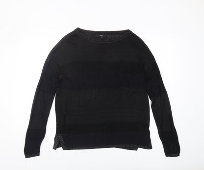 Womens UK Size 10 NEXT Black Pullover Jumper