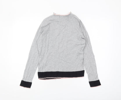 Womens UK Size 12 Debenhams Grey Pullover Jumper