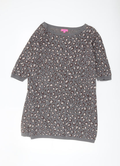 Womens UK Size L Monsoon Grey Pullover Jumper