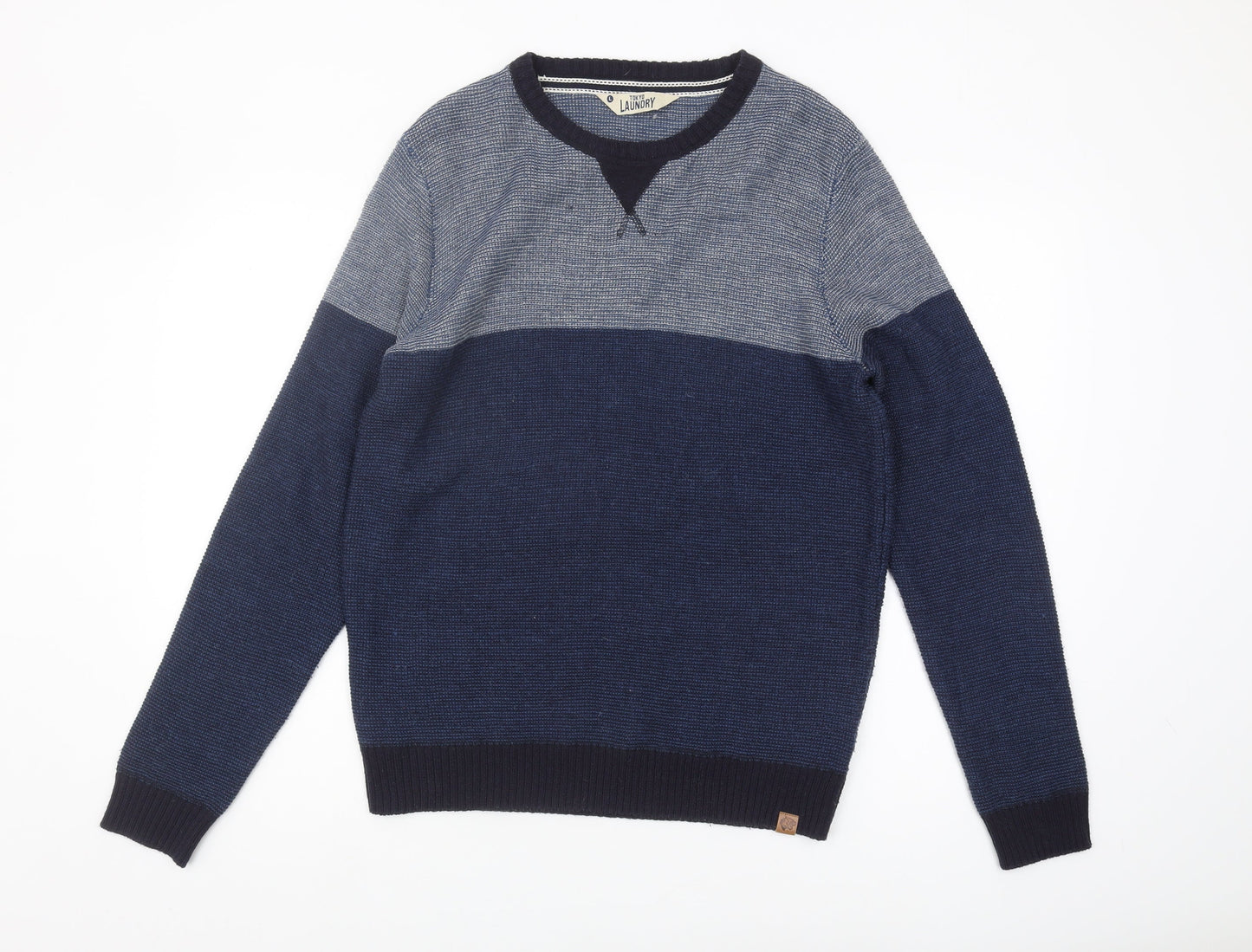 Tokyo Laundry Men's Blue Pullover Jumper Size L