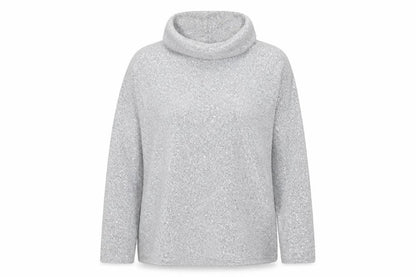 Womens UK Size M Isle Essentials Grey Pullover Jumper
