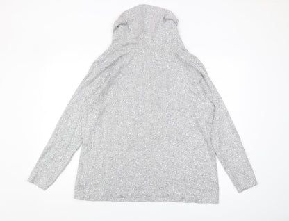 Womens UK Size M Isle Essentials Grey Pullover Jumper