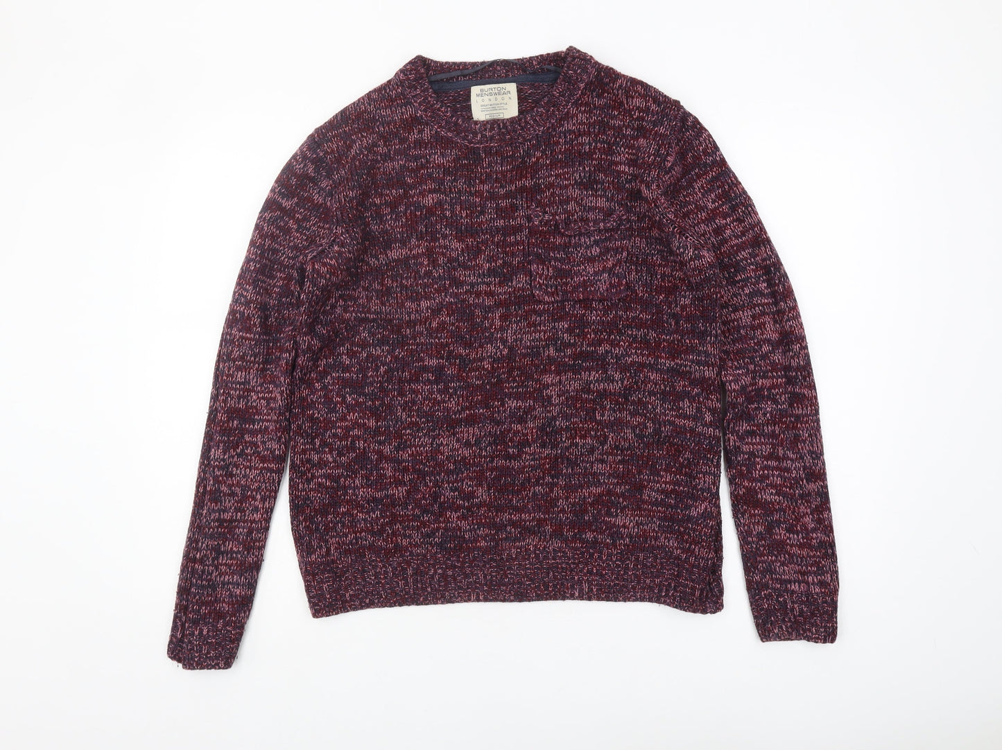 Burton Menswear London Men's Medium Multicolour Pullover