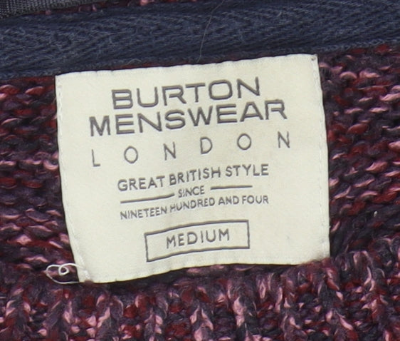 Burton Menswear London Men's Medium Multicolour Pullover