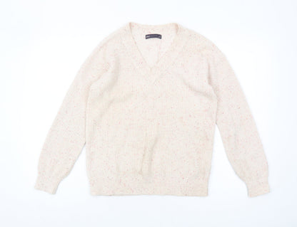 Womens UK Size XS Marks and Spencer Ivory Pullover Jumper
