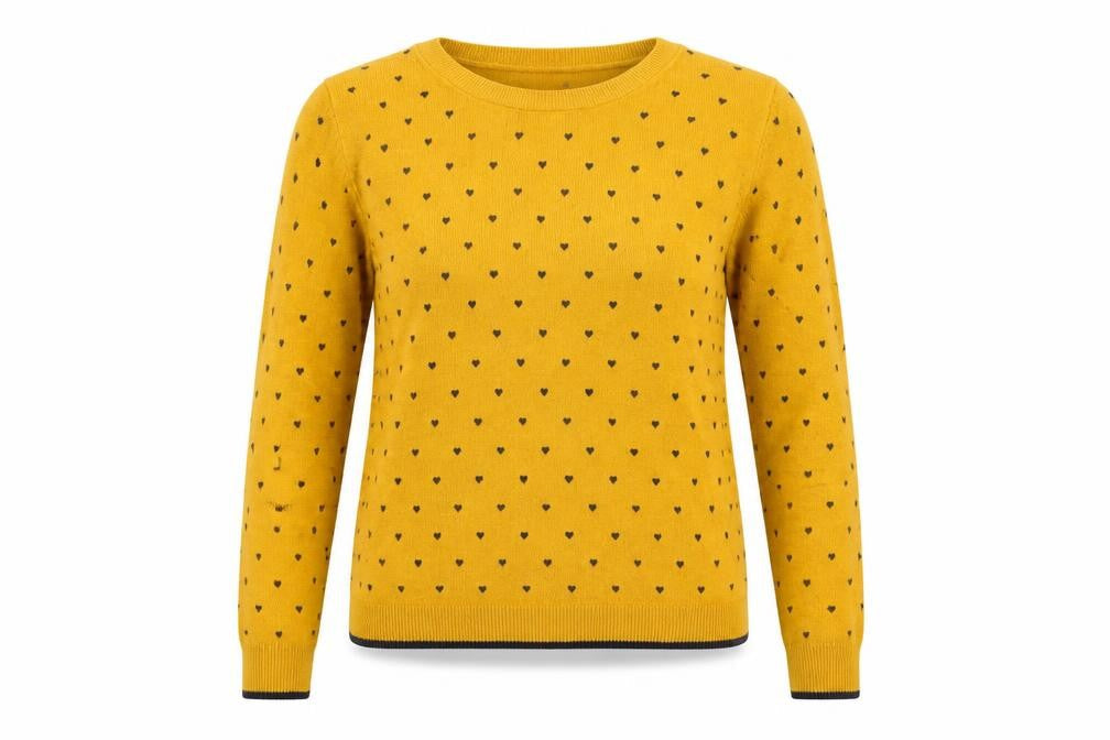 Womens UK Size S Oasis Yellow Pullover Jumper