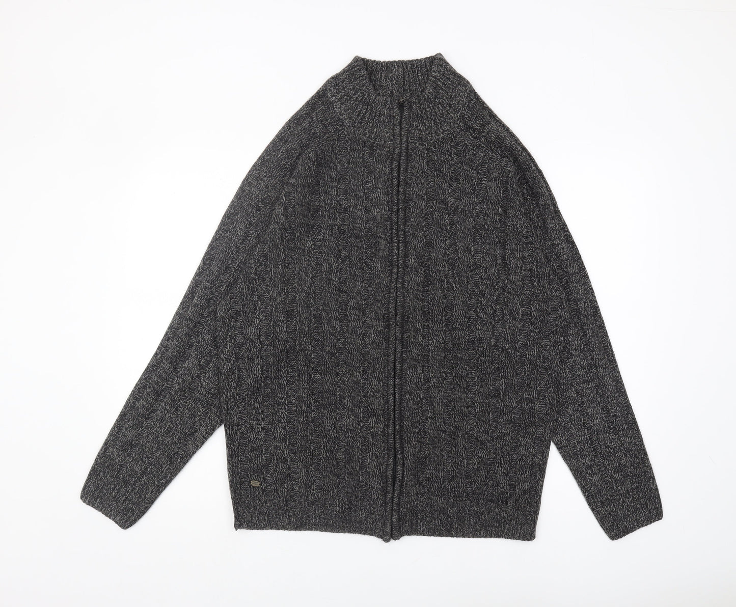 Kensington Eastside Men's Grey XL Full Zip Jumper