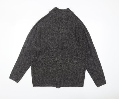 Kensington Eastside Men's Grey XL Full Zip Jumper