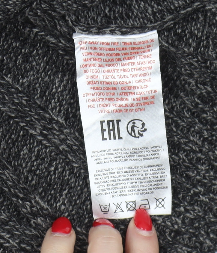 Kensington Eastside Men's Grey XL Full Zip Jumper