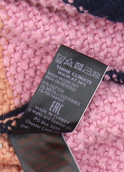 Womens UK Size 10 Marks and Spencer Multicoloured Pullover Jumper