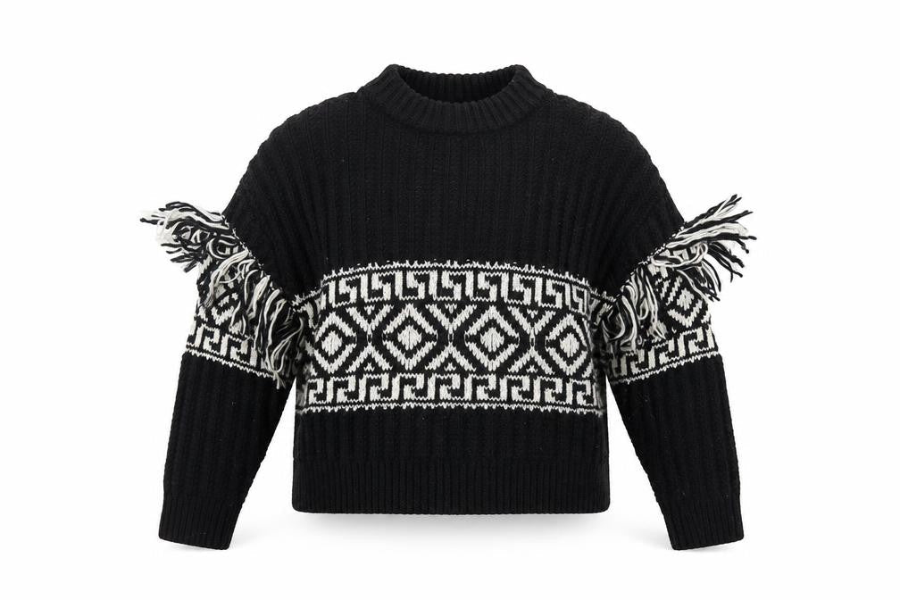 Womens UK Size L H&M Black Pullover Jumper