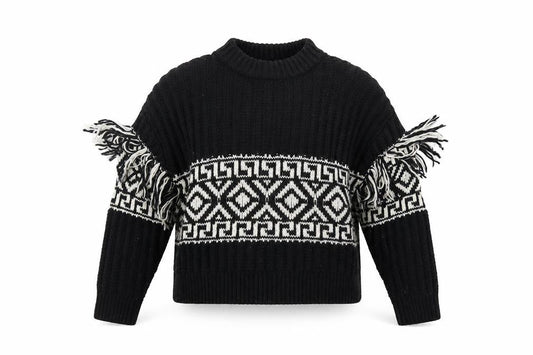 Womens UK Size L H&M Black Pullover Jumper