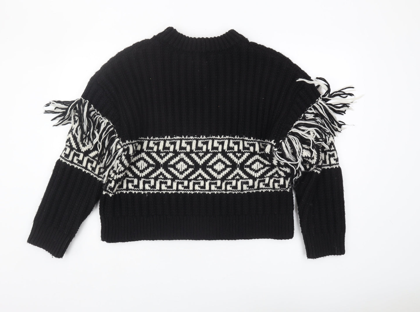 Womens UK Size L H&M Black Pullover Jumper