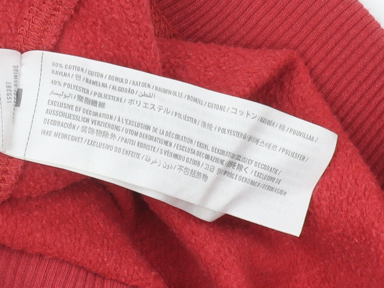 Abercrombie & Fitch Red Women's Pullover Sweatshirt, M