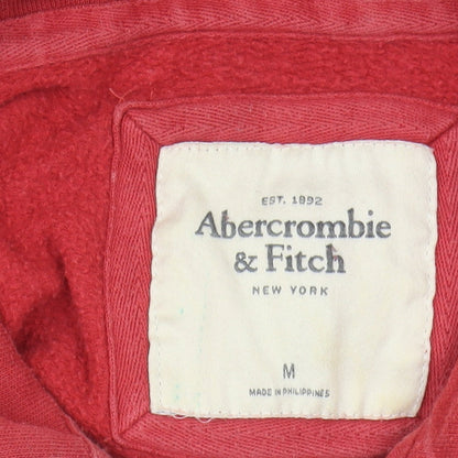 Abercrombie & Fitch Red Women's Pullover Sweatshirt, M