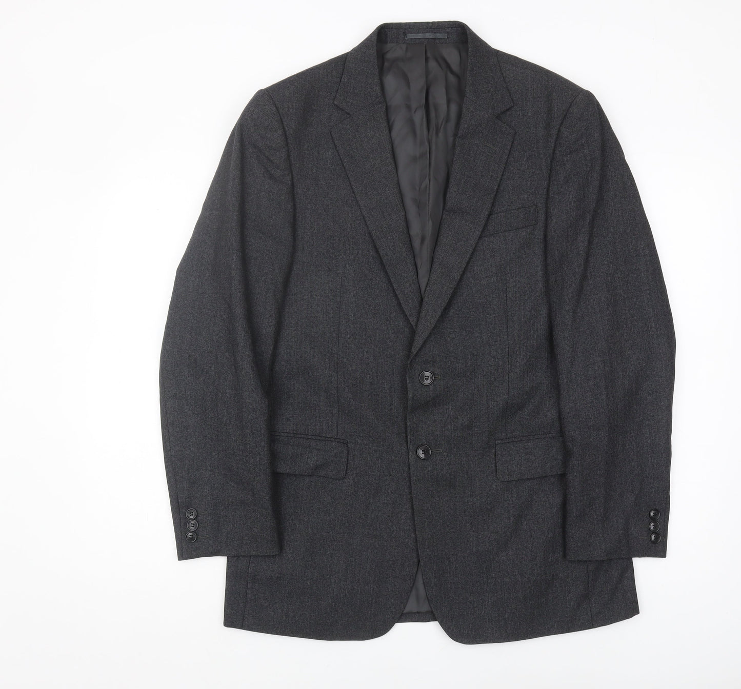 Mens UK Size 38 Jaeger Regular Grey Suit Jacket