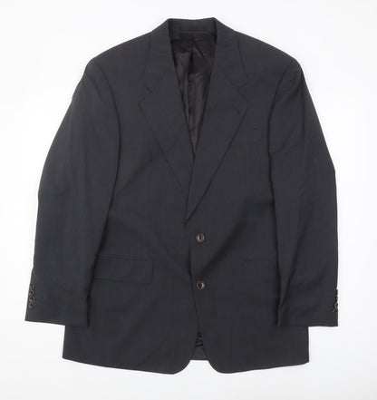 Mens UK Size 40 HUGO BOSS Regular Grey Suit Jacket
