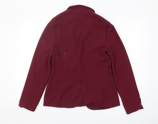 New Look Women's Red Blazer, Size 10, Lined