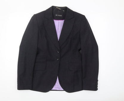Marks and Spencer Black Wool Blazer - Women Size 12