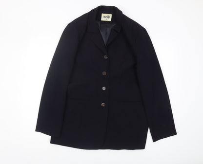 Wallis Women's Black Suit Jacket Size 14 Regular Fit