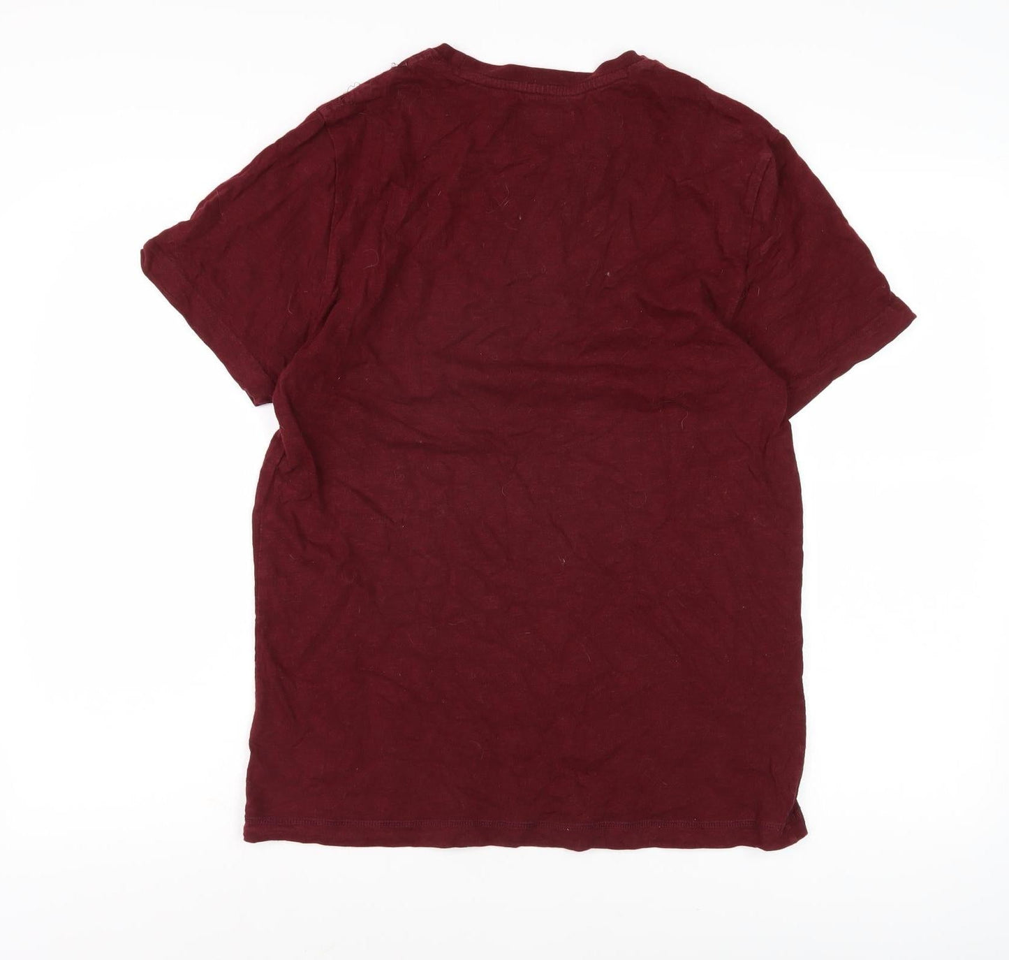Mens UK Size L Criminal Red  T-Shirt