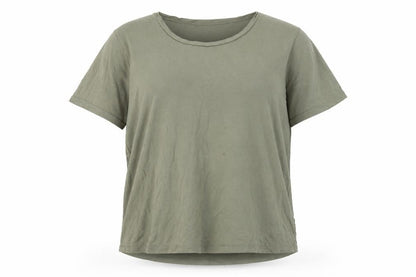 Womens UK Size 16 Warehouse Green Basic T-Shirt