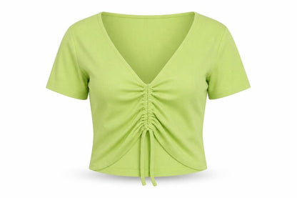 Womens UK Size L Zara Green Tunic Cropped