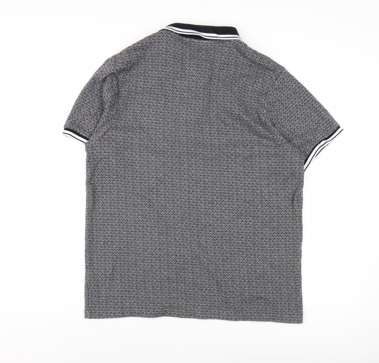 Tottenham Hotspur Men's Grey Geometric XL Polo