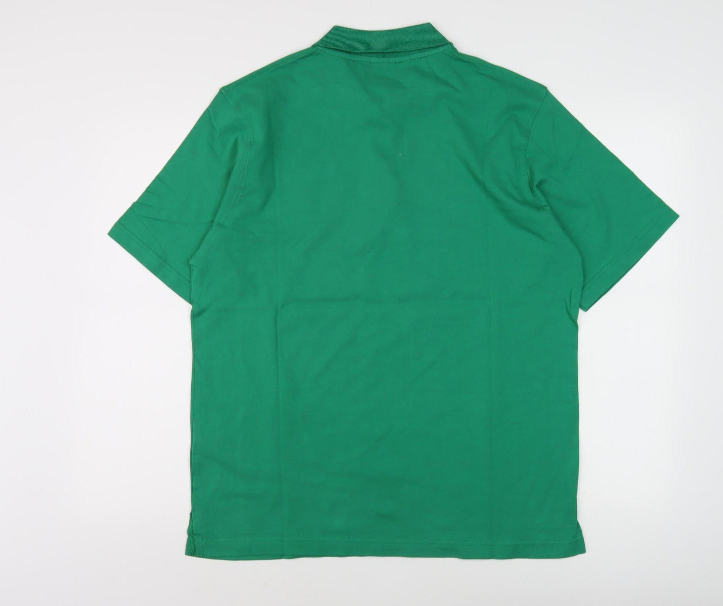 Cotton Traders Men's Green Polo Shirt M