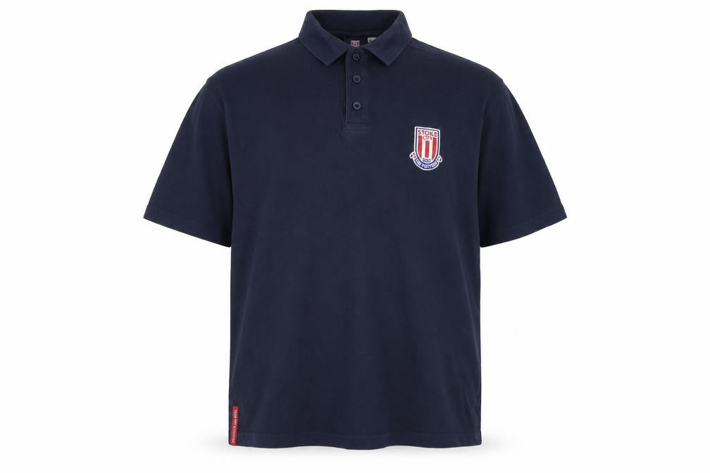 Mens UK Size 2XL Stoke City Cotton Polo Shirt