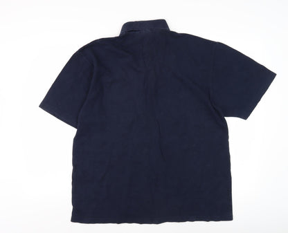 Stoke City Men's Navy Polo Shirt 2XL Short Sleeve