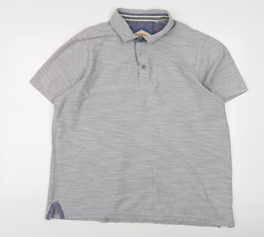 Montana Grey Men's 2XL Polo Shirt, Short Sleeve, Casual