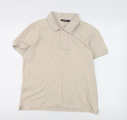 J.Lindeberg Unisex Beige Polo Shirt M Casual Wear