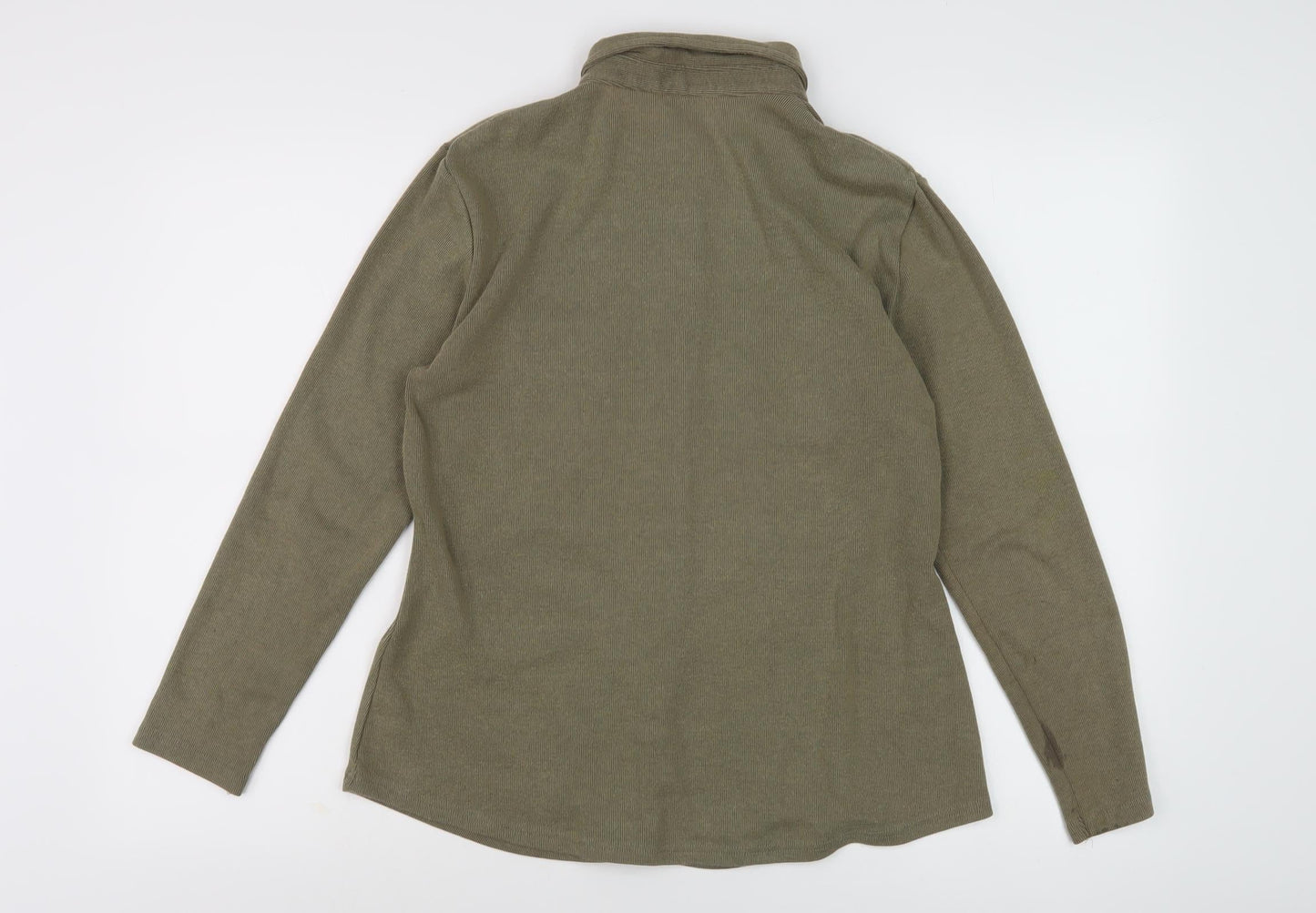 Womens UK Size 12 Marks and Spencer Green  Button-Up