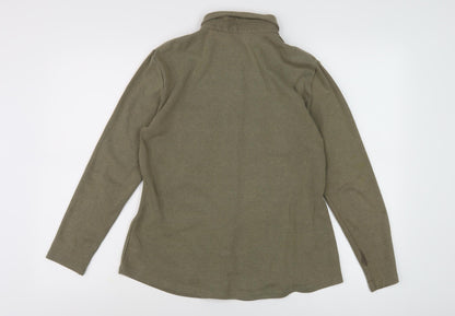 Womens UK Size 12 Marks and Spencer Green  Button-Up