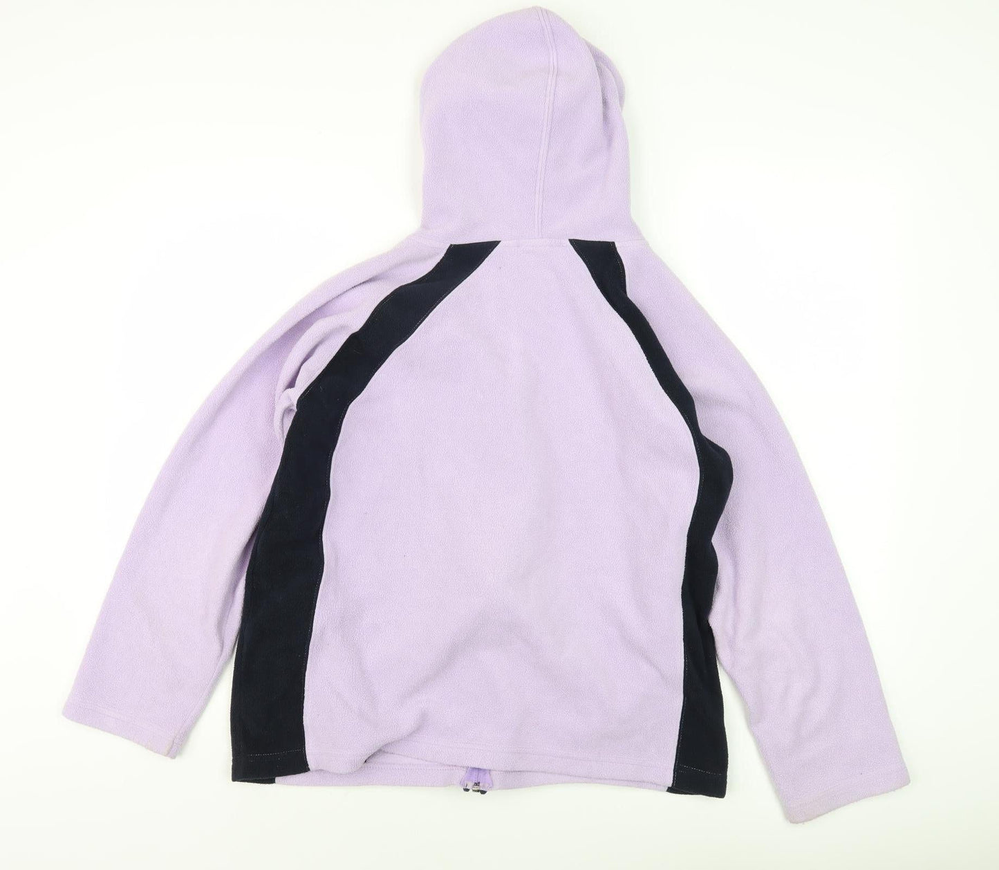 Cotton Traders Women's Purple Full Zip Hoodie Size 14