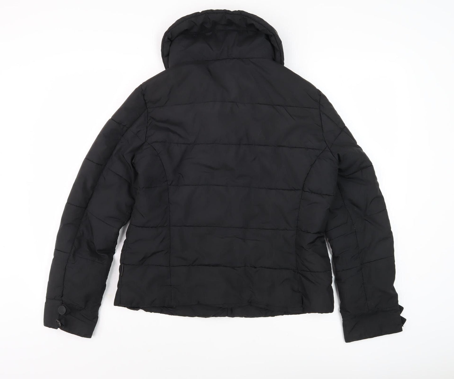 Womens UK Size 12 Per Una Black Puffer Jacket