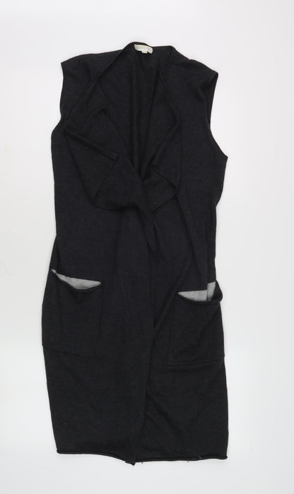 Womens UK Size M Deane & White Black Vest Jumper