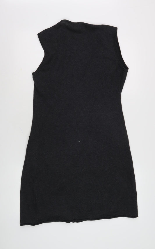 Womens UK Size M Deane & White Black Vest Jumper