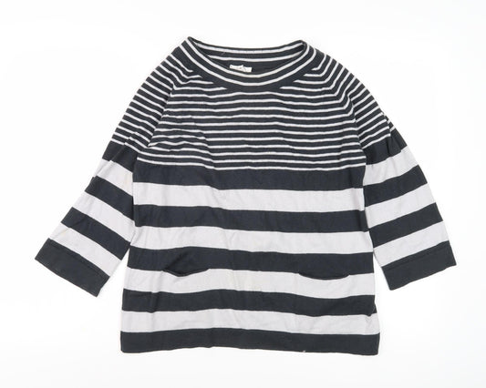 Womens UK Size 10 Thought Multicoloured Pullover Jumper