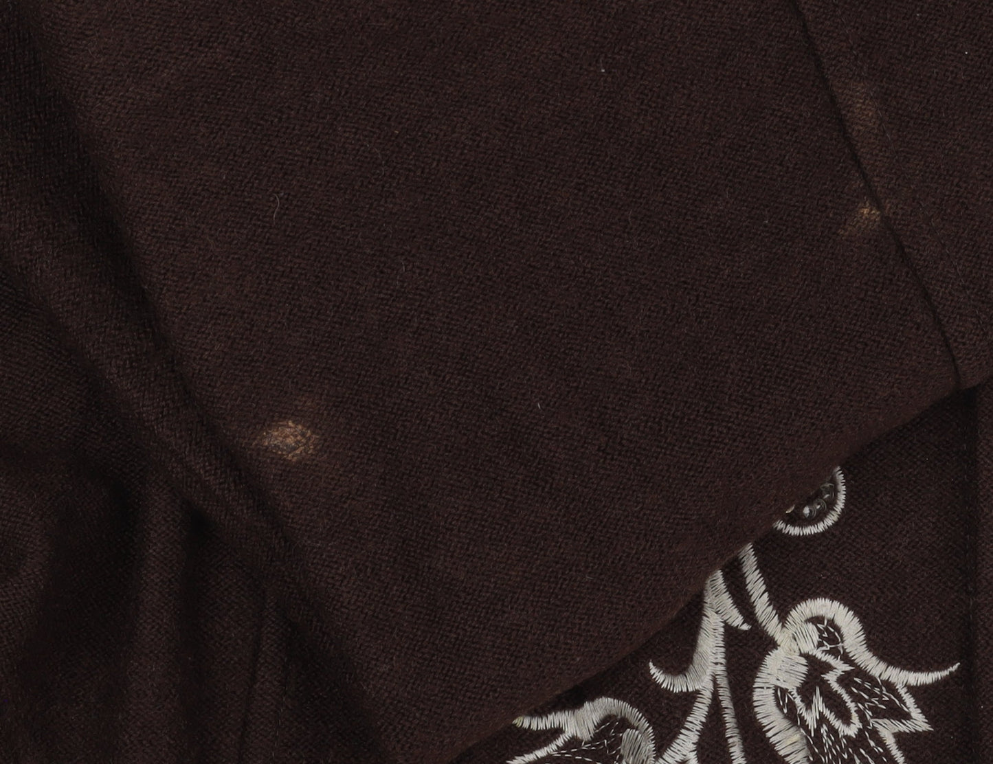 Roman Originals Women's Brown Embroidered Coat L/XL