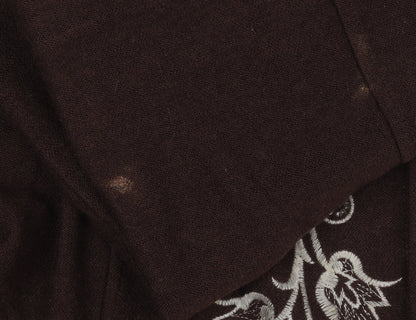 Roman Originals Women's Brown Embroidered Coat L/XL