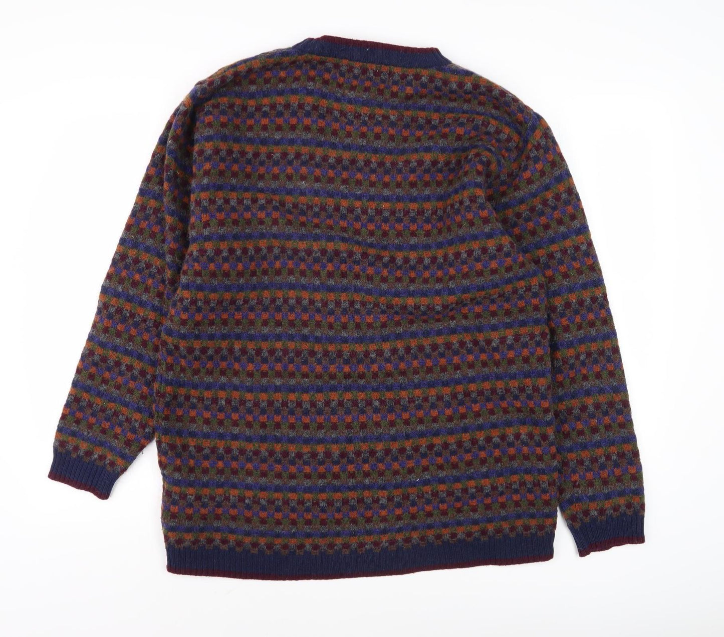 James Cowan Men's Multicoloured S Pullover Jumper